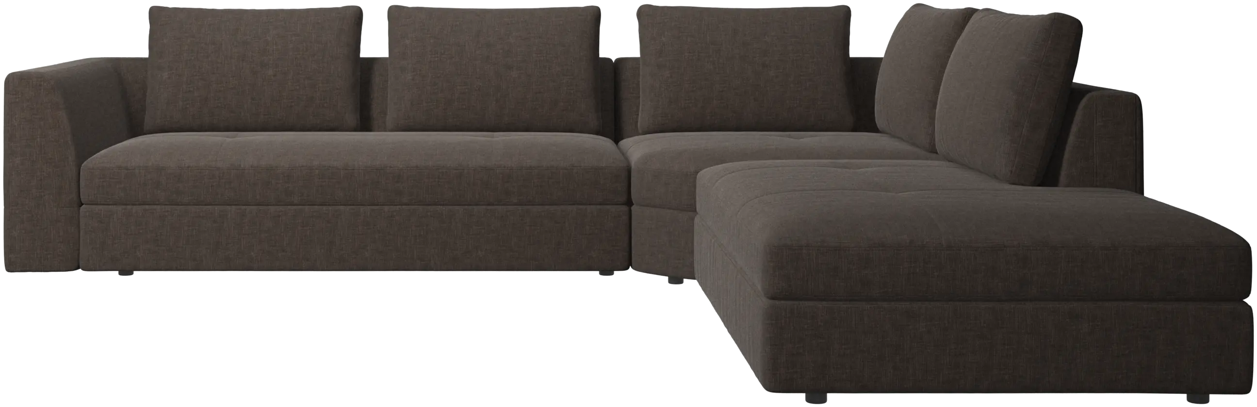Bergamo corner sofa with lounging unit