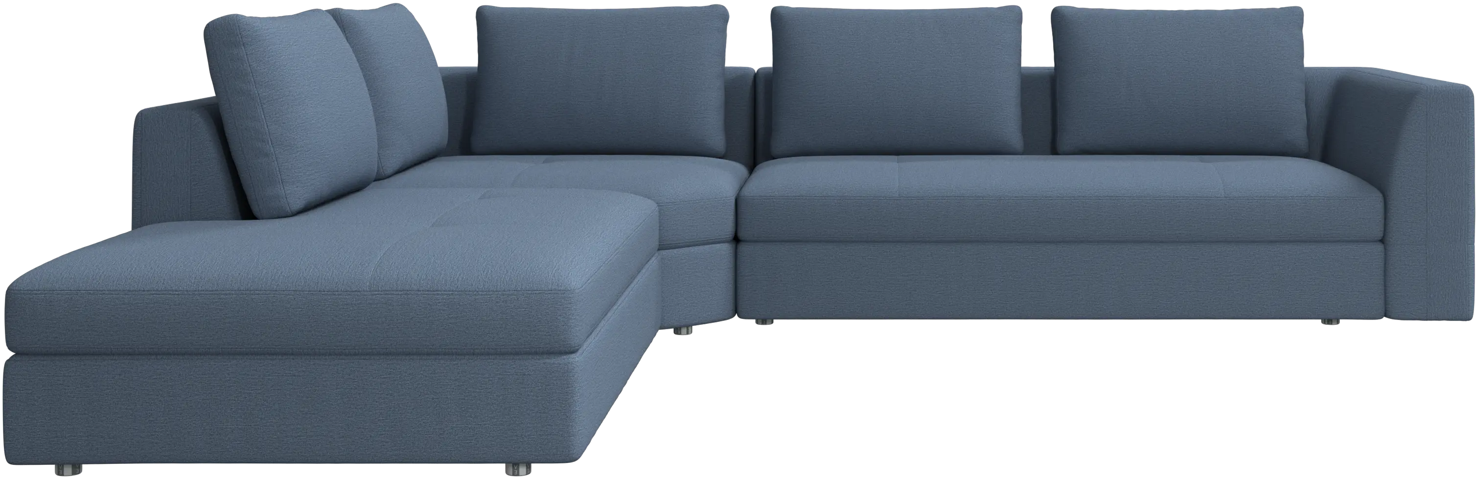 Bergamo corner sofa with lounging unit
