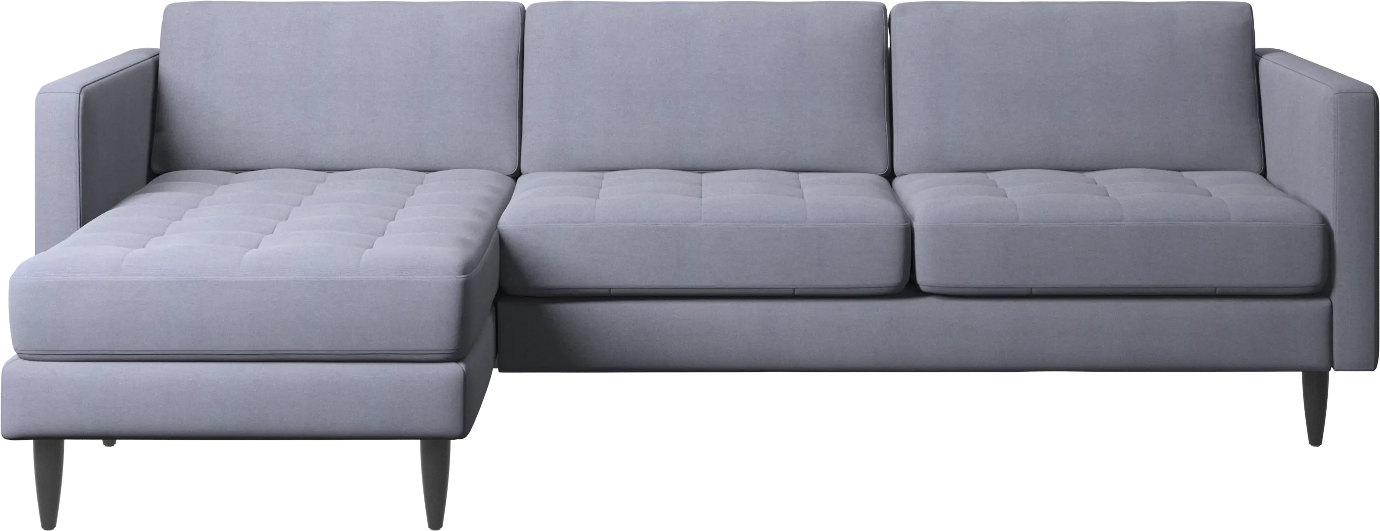 Osaka sofa with resting unit, tufted seat