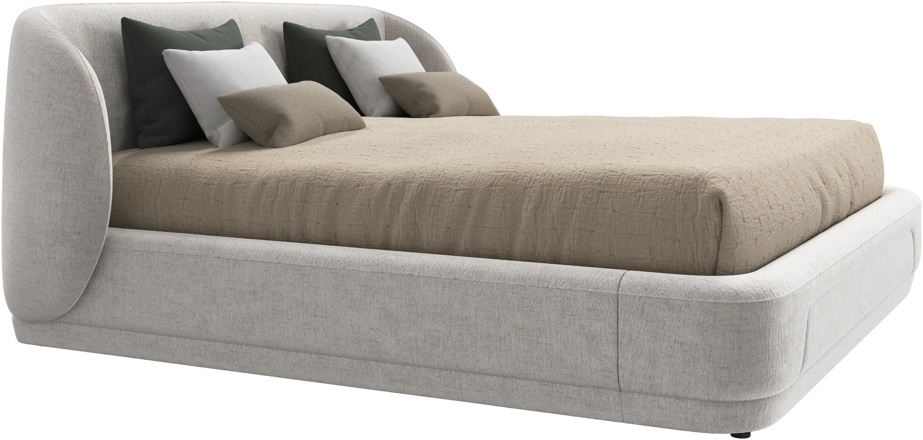 Bolzano bed with slats - W193xL203cm