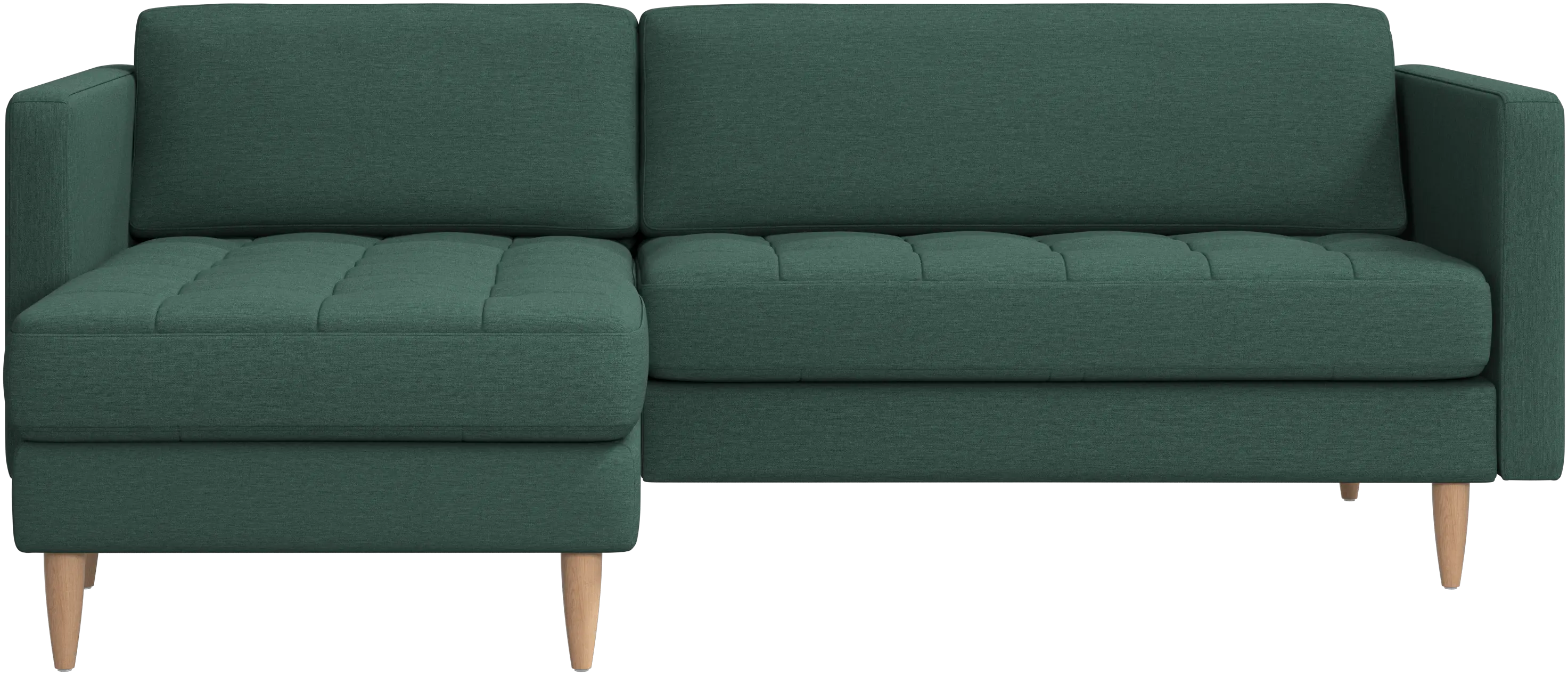 Osaka sofa with resting unit, tufted seat