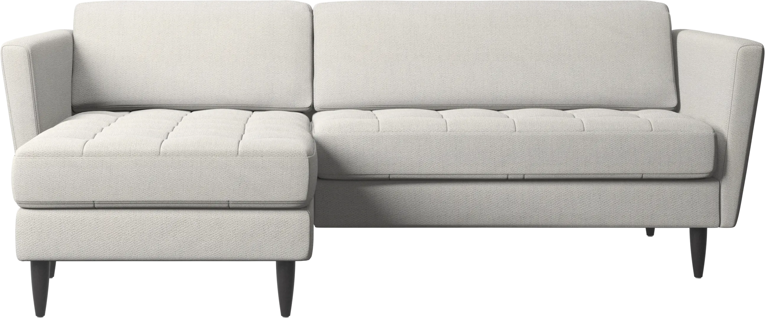 Osaka sofa with resting unit, tufted seat