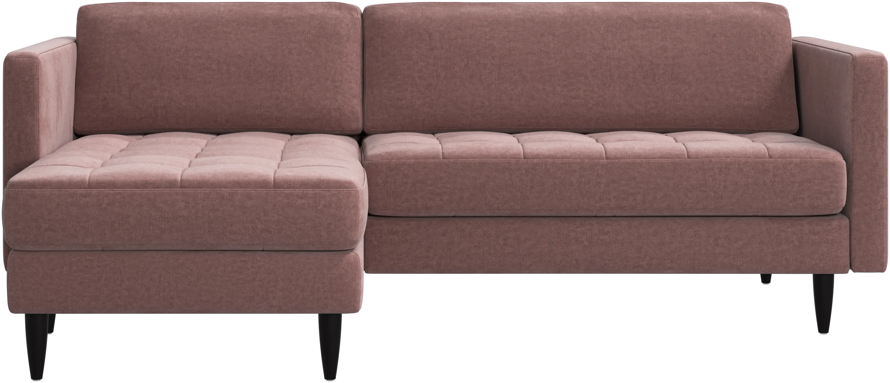 Osaka sofa with resting unit, tufted seat