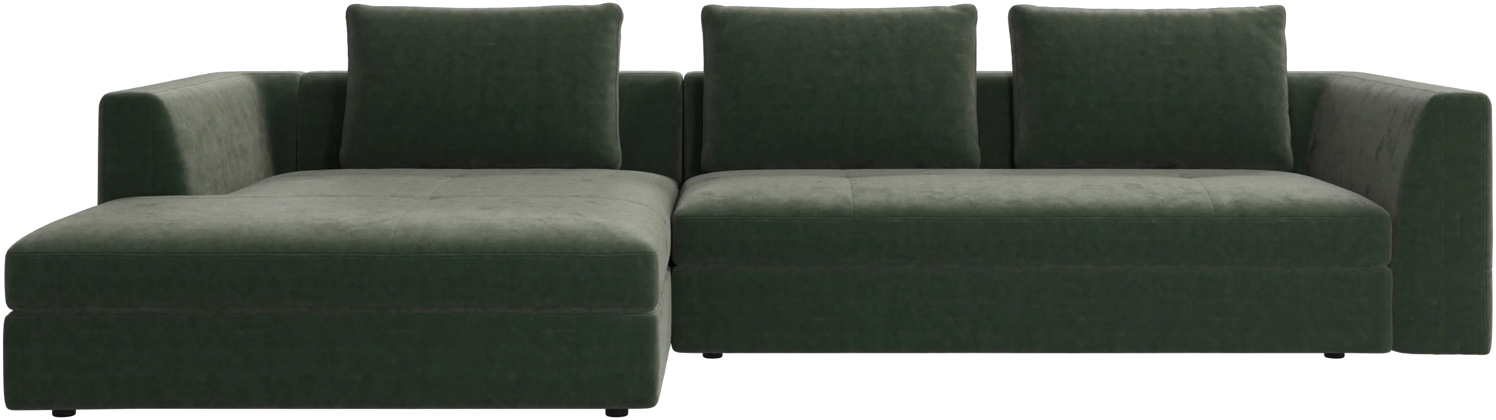 Bergamo sofa with resting unit