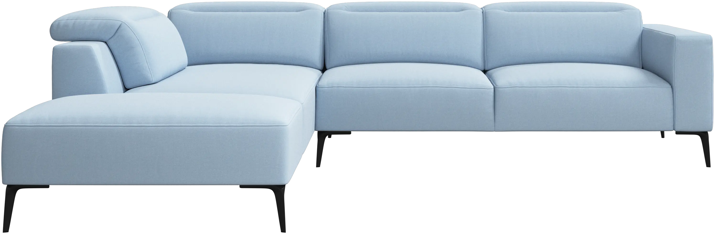 Zürich corner sofa with lounging unit