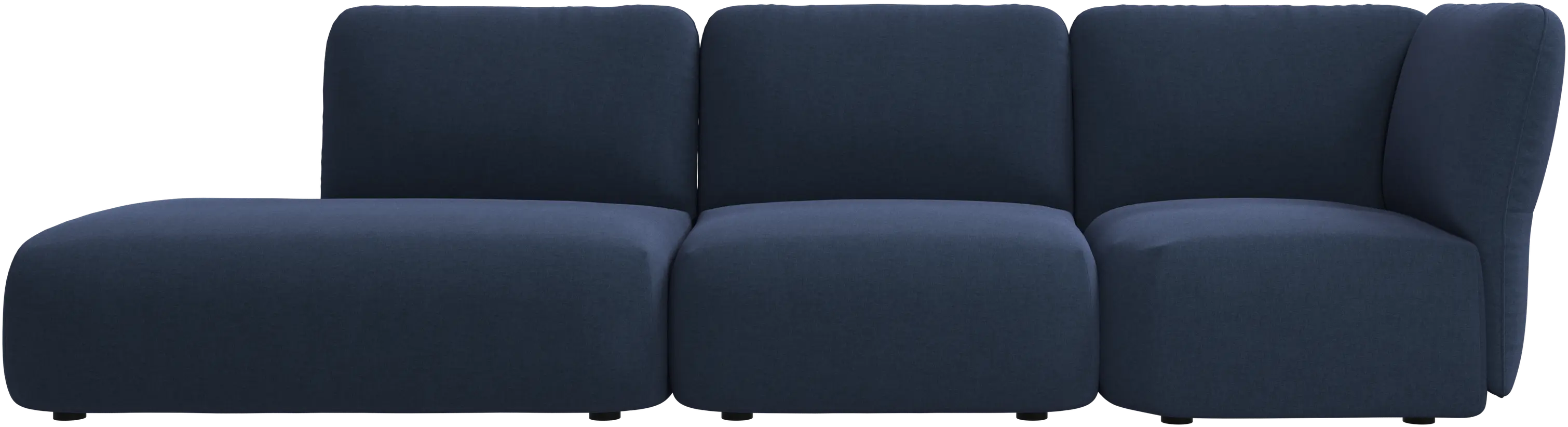 Paraggi sofa with lounging unit right