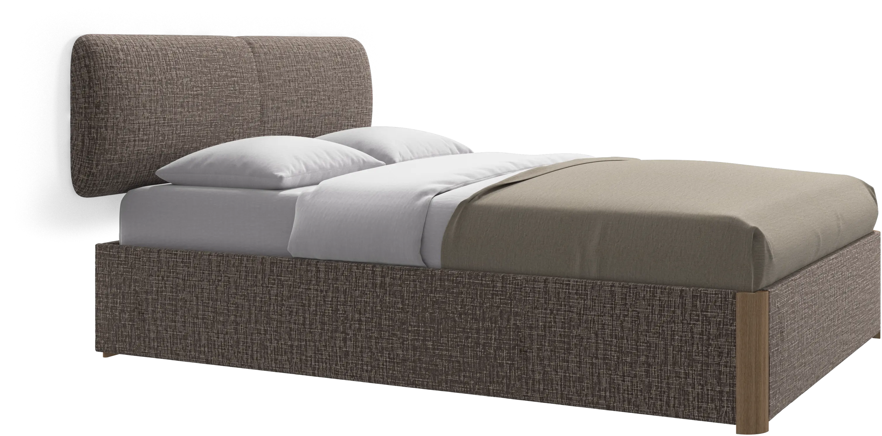 Element bed, wall-mounted headboard, without slats, excl. mattress