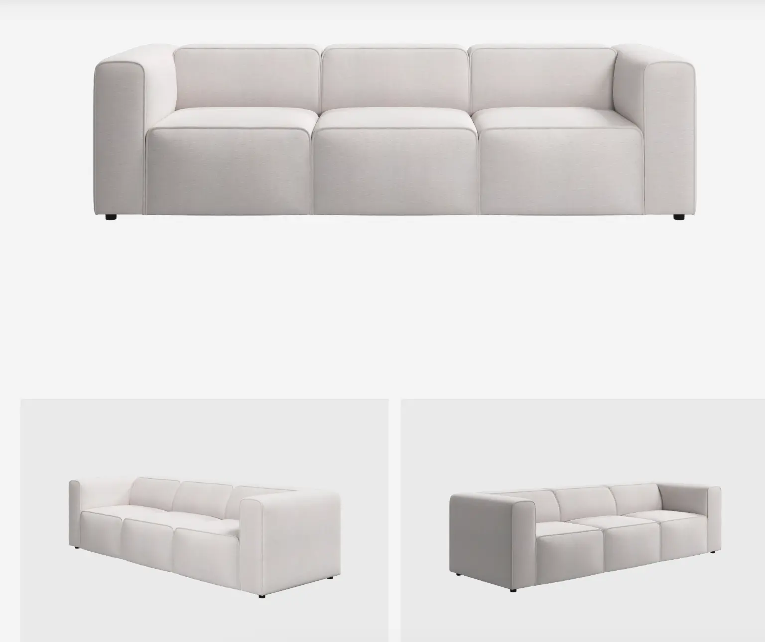 Carmo 3-seater sofa - 30% OFF - OSF08