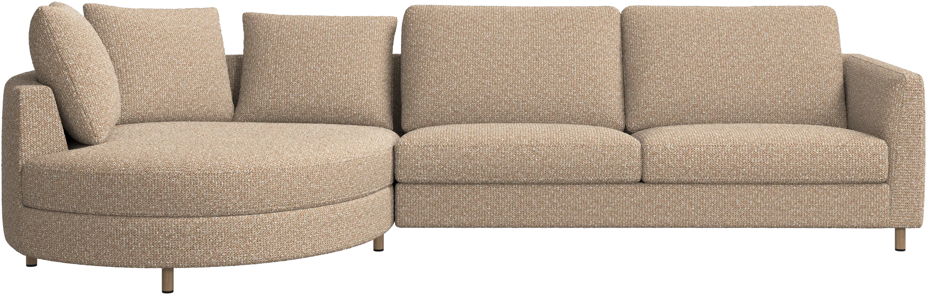 Indivi sofa with chaise longue left