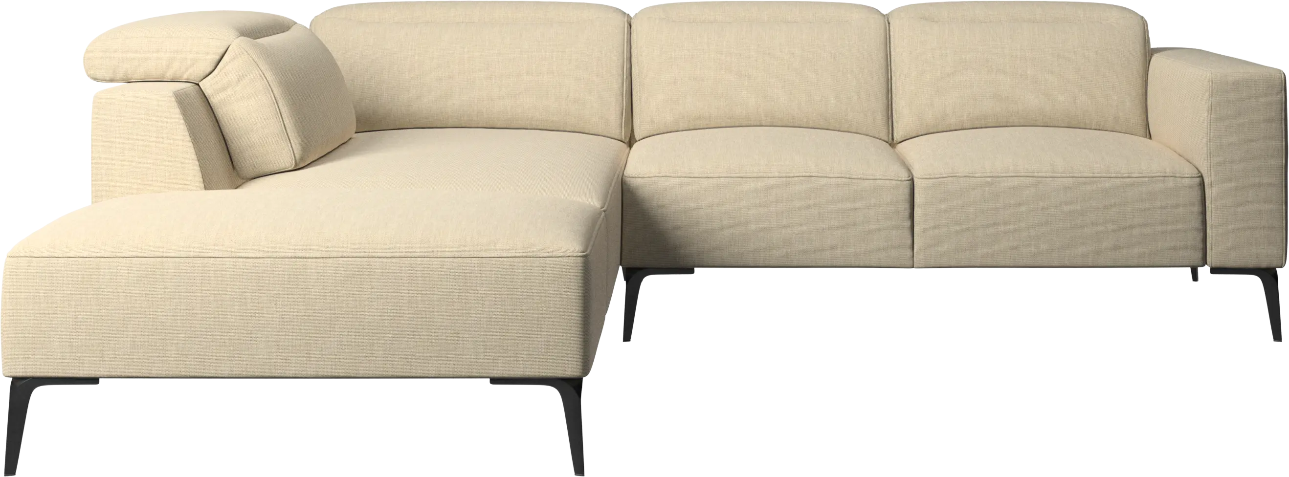 Zürich corner sofa with lounging unit