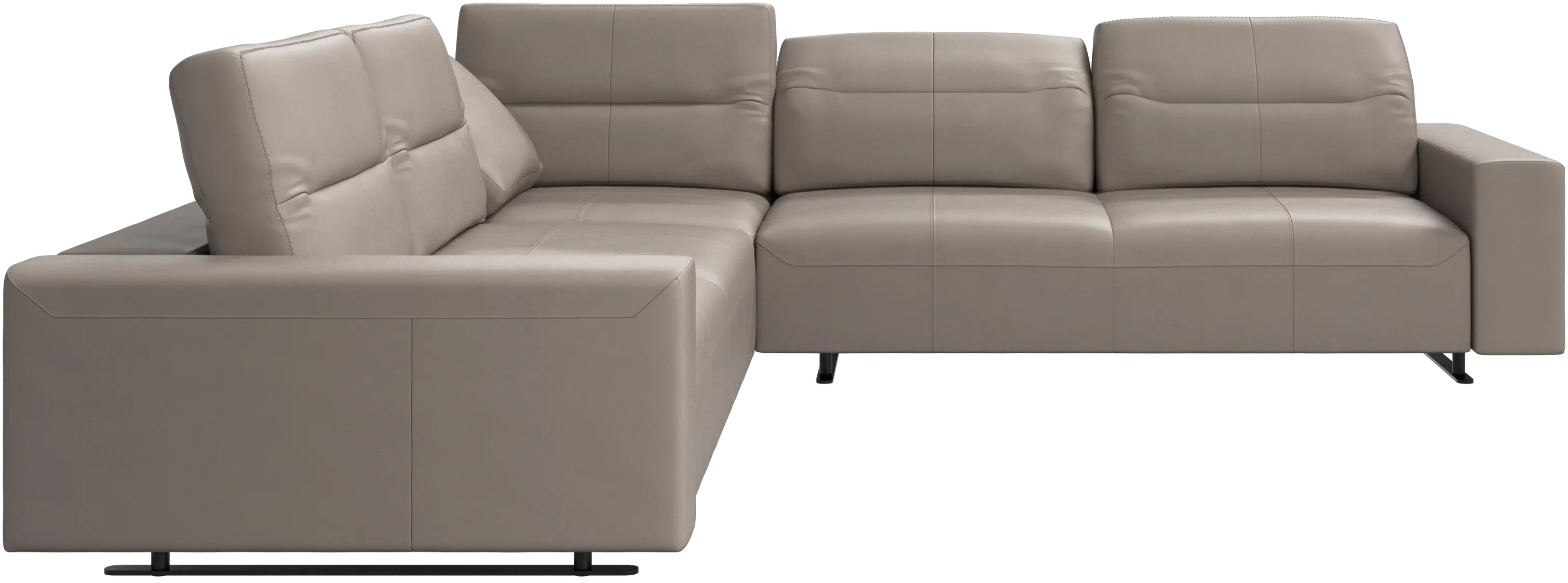 Hampton corner sofa with adjustable back