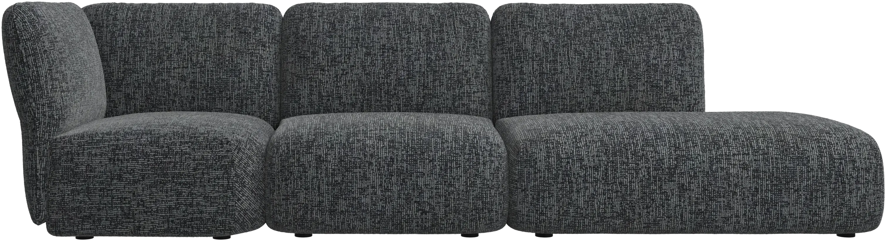 Paraggi sofa with lounging unit left