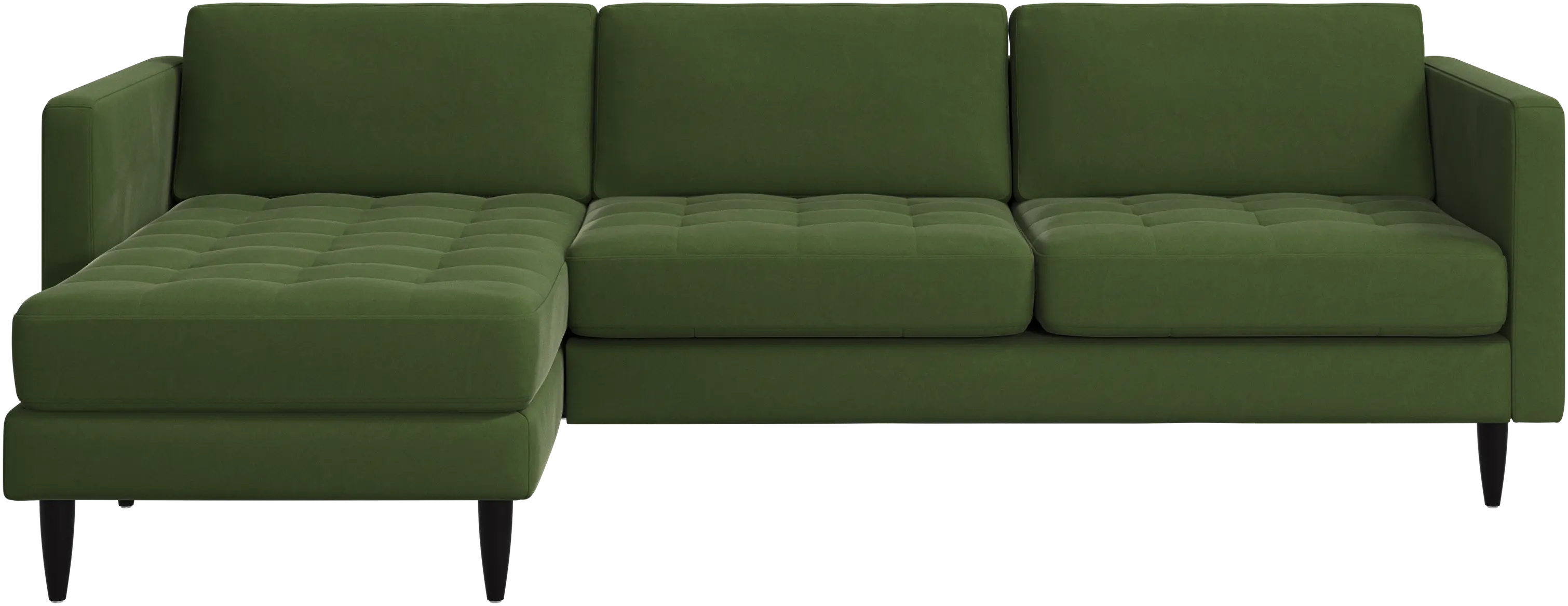 Osaka sofa with resting unit, tufted seat