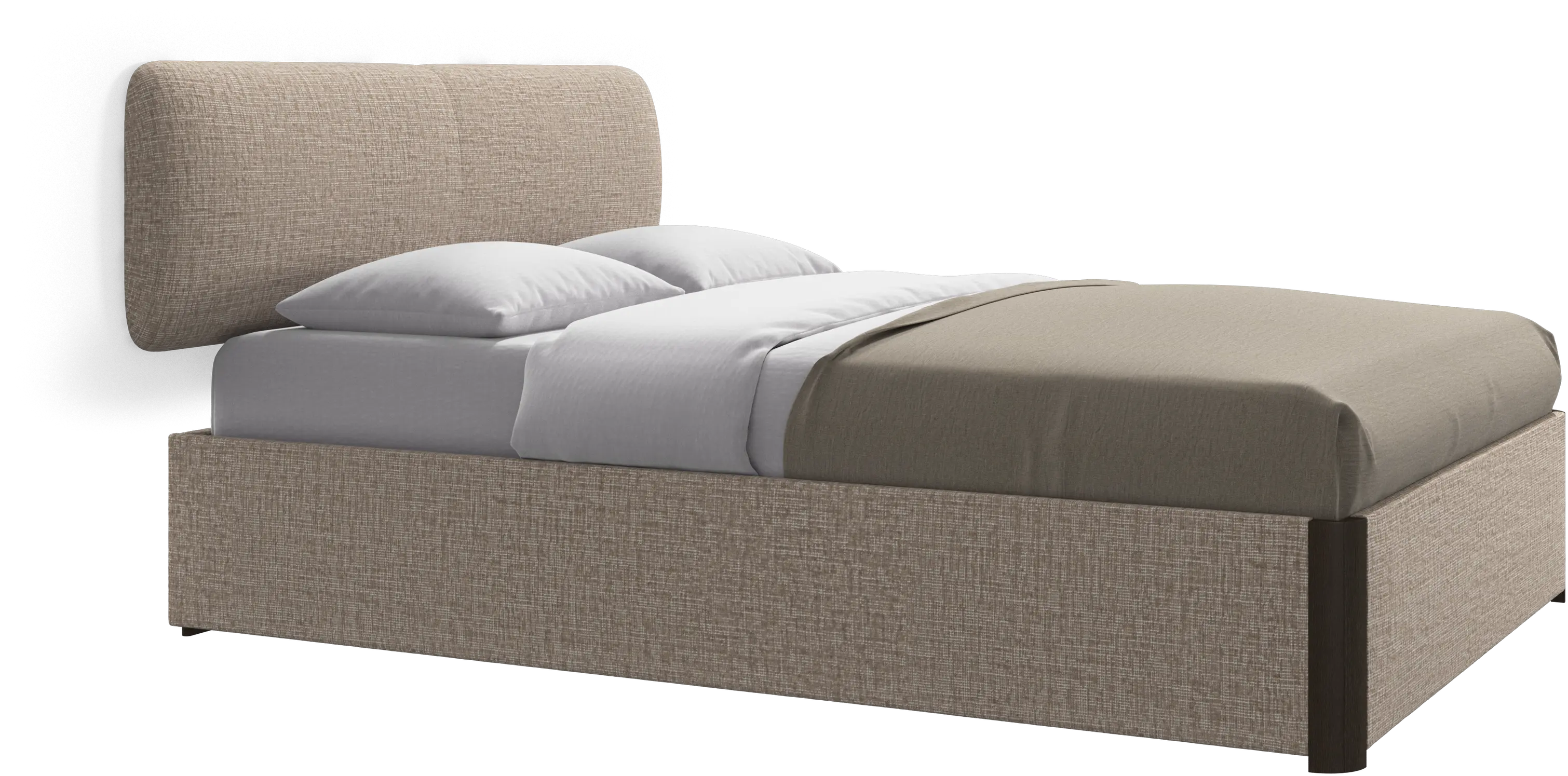 Element bed, wall-mounted headboard, without slats, excl. mattress