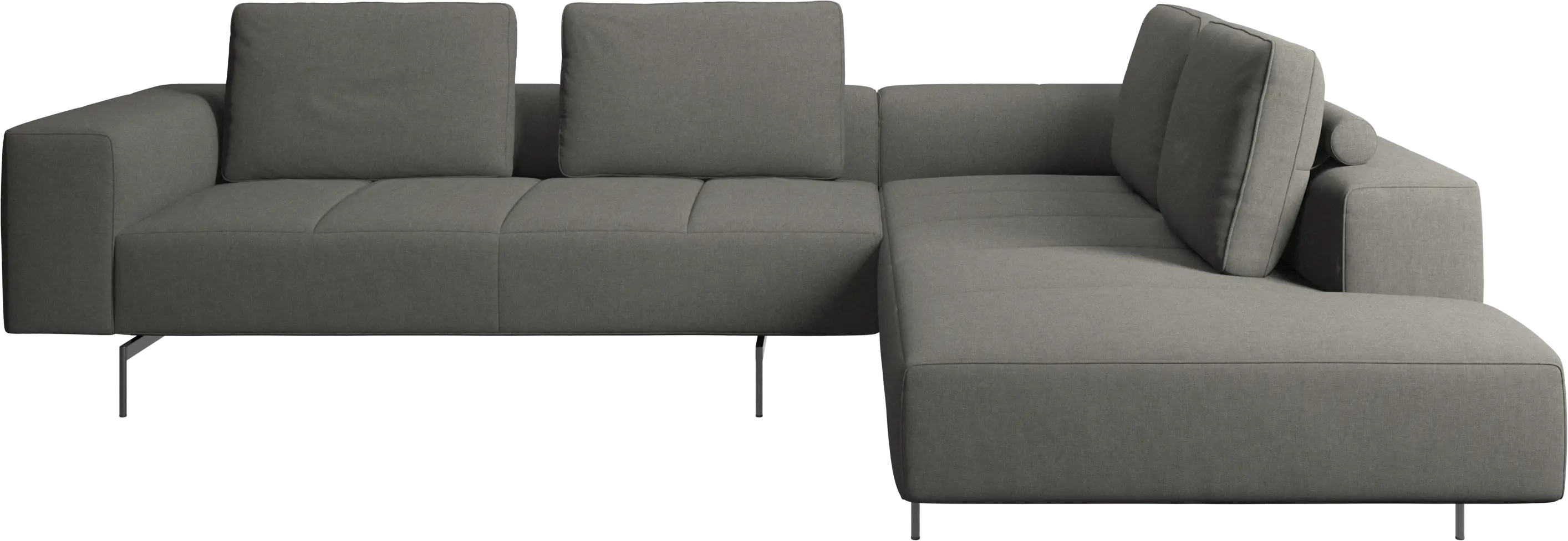 Amsterdam corner sofa with lounging unit
