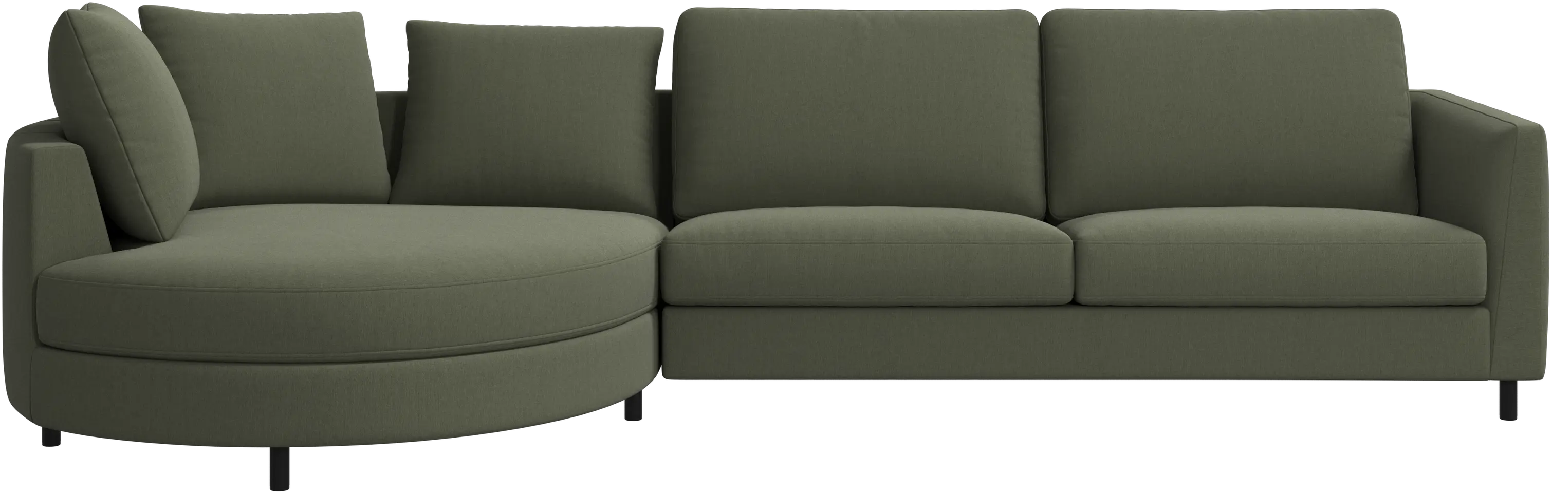 Indivi sofa with chaise longue left
