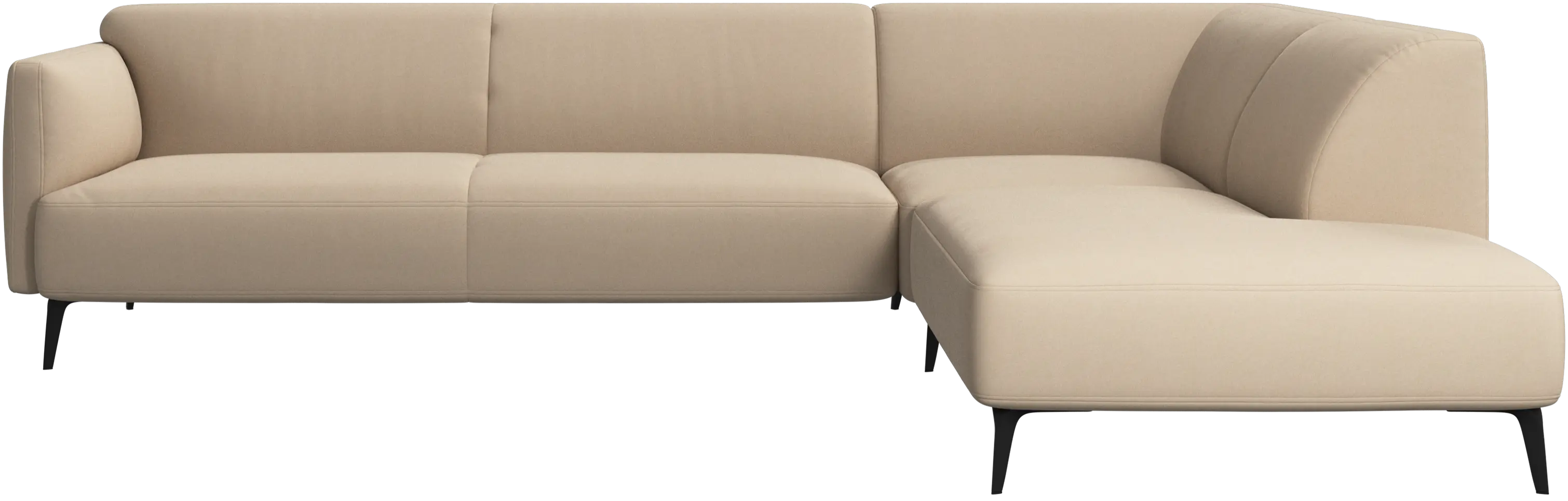 Modena corner sofa with lounging unit