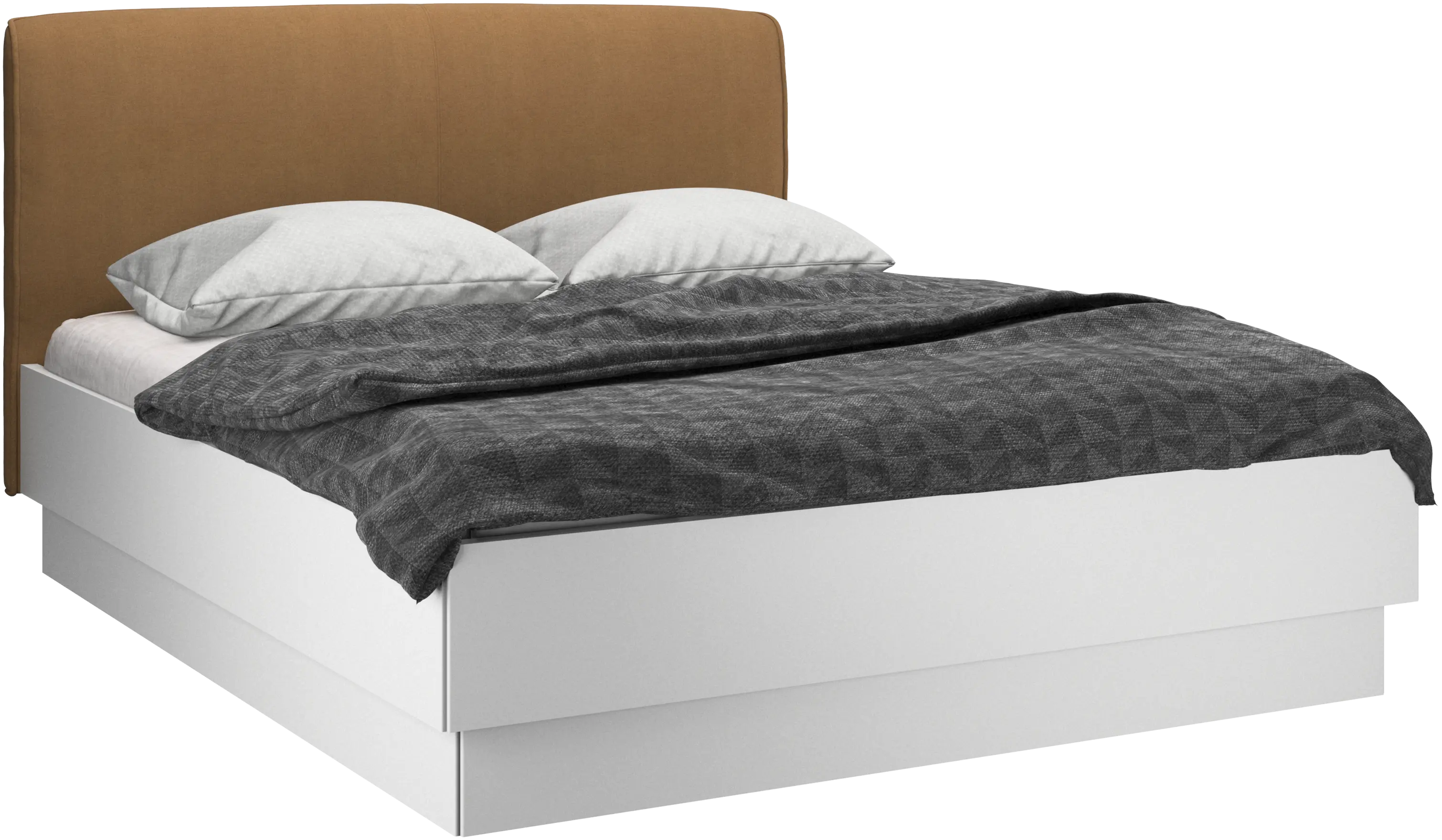Houston, upholstered bed with storage