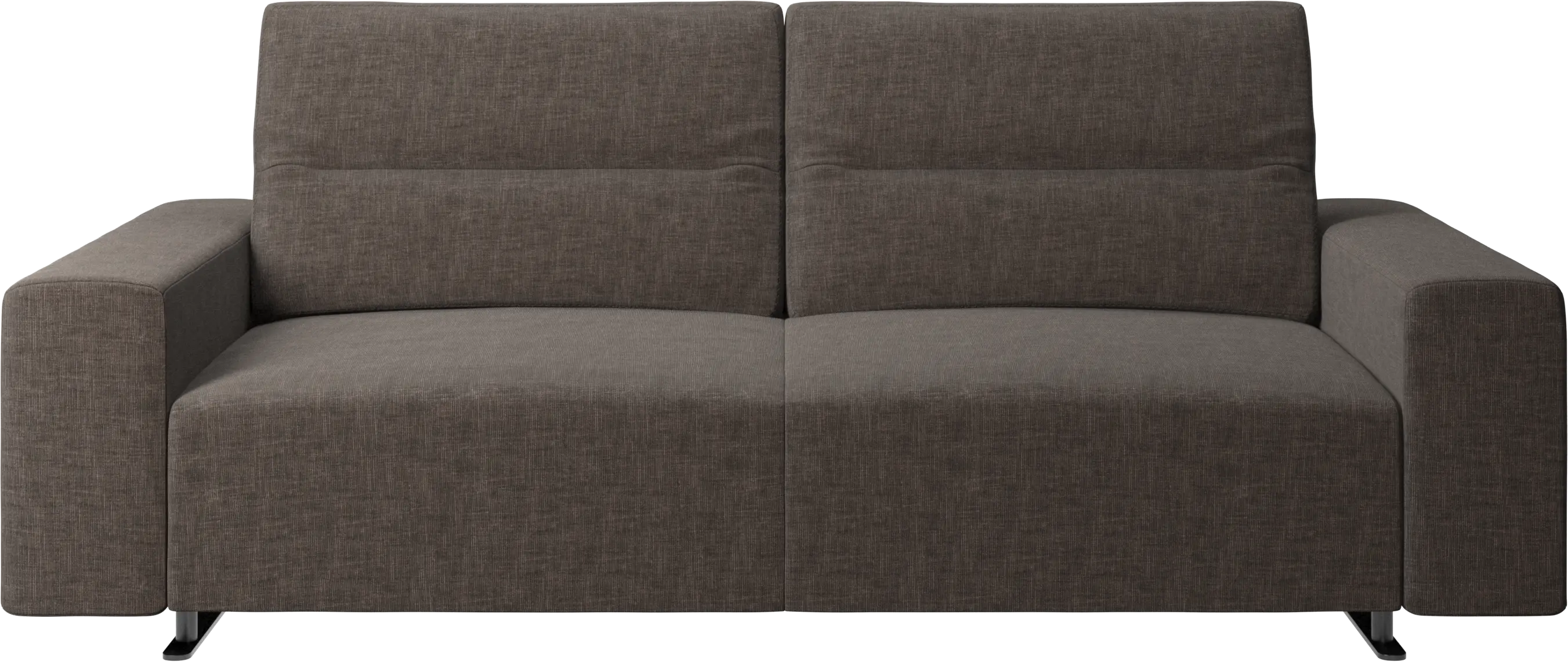 Hampton sofa with adjustable back and storage on the left side