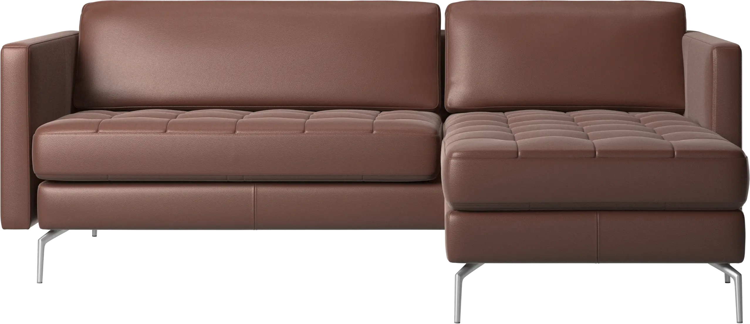 Osaka sofa with resting unit, tufted seat