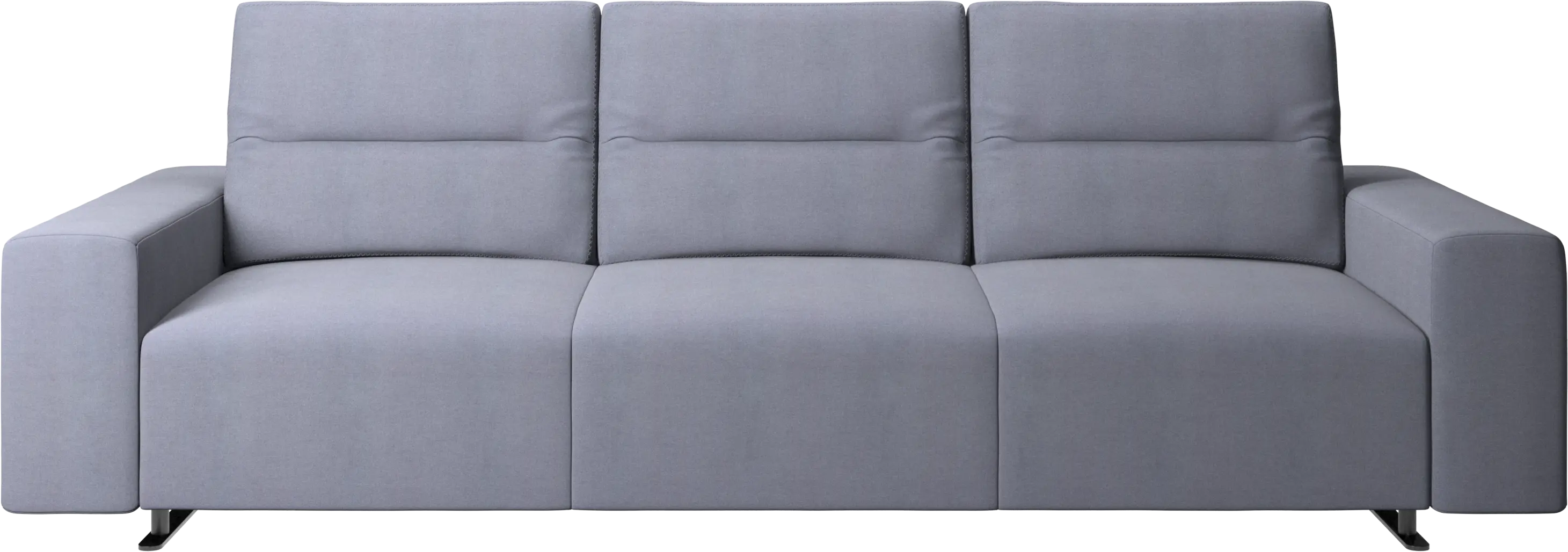 Hampton sofa with adjustable back and storage on the left side