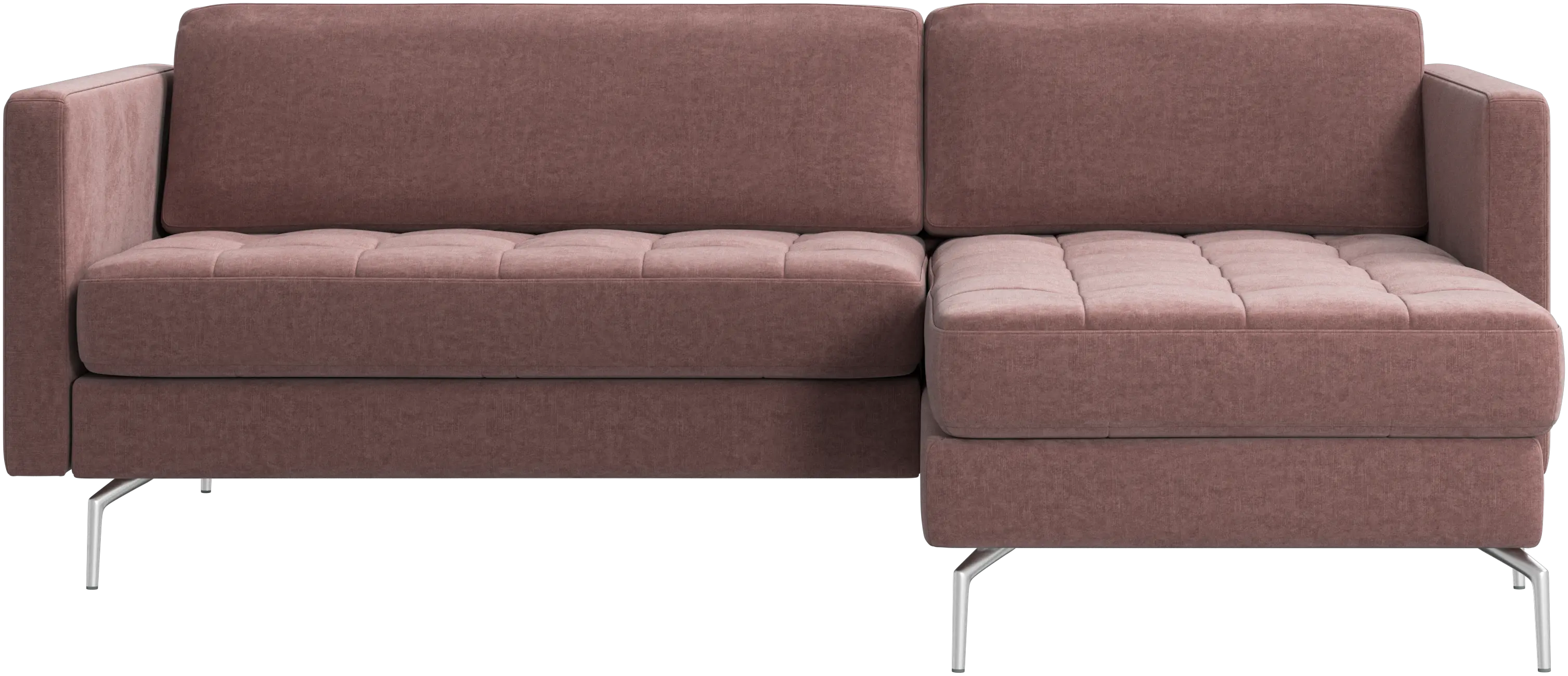 Osaka sofa with resting unit, tufted seat