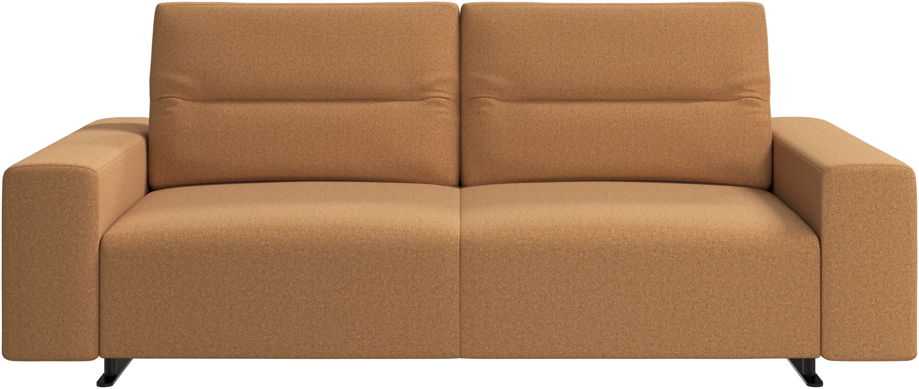 Hampton sofa with adjustable back and storage on the left side