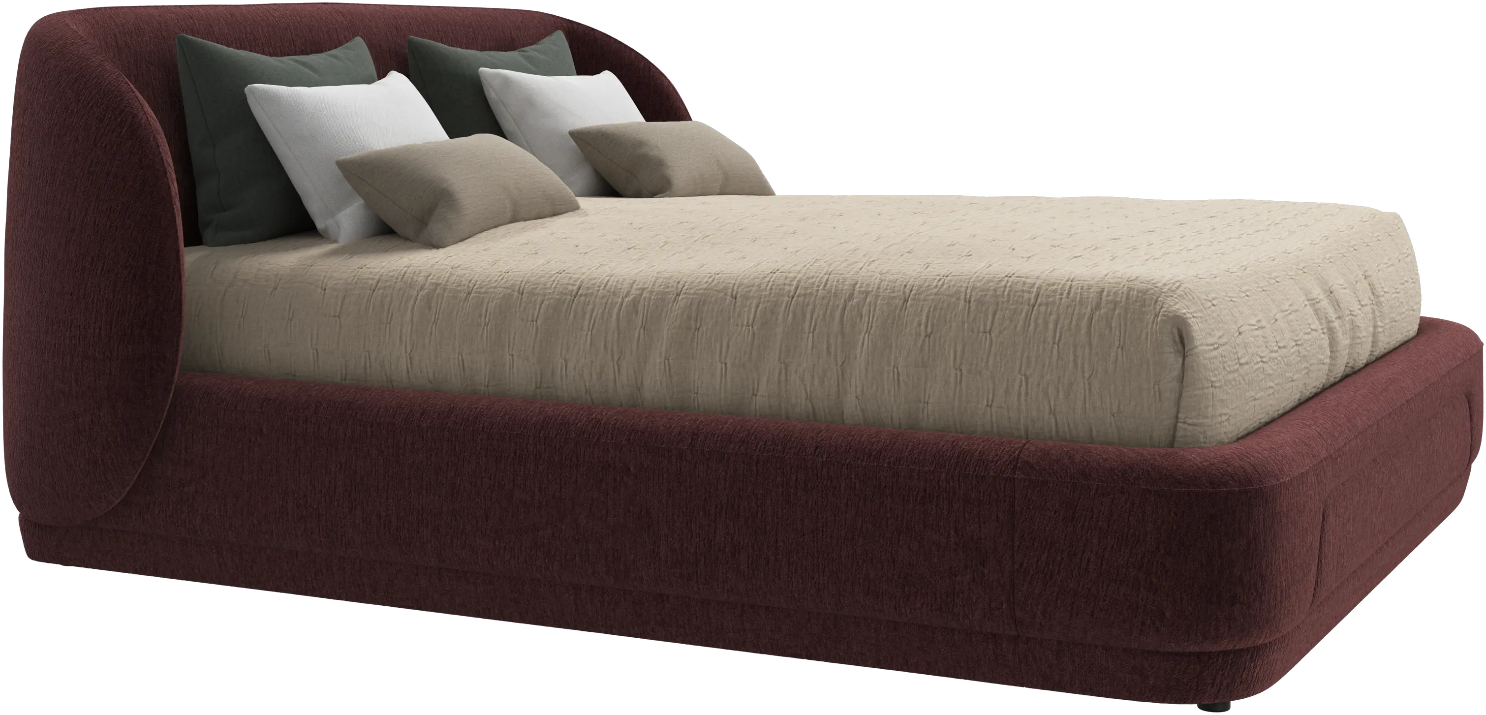 Bolzano bed with slats  - W152,5xL190cm