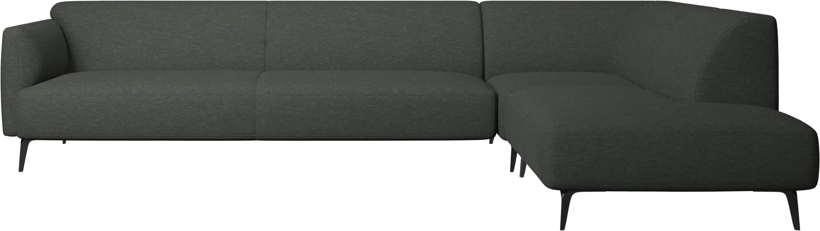 Modena corner sofa with lounging unit