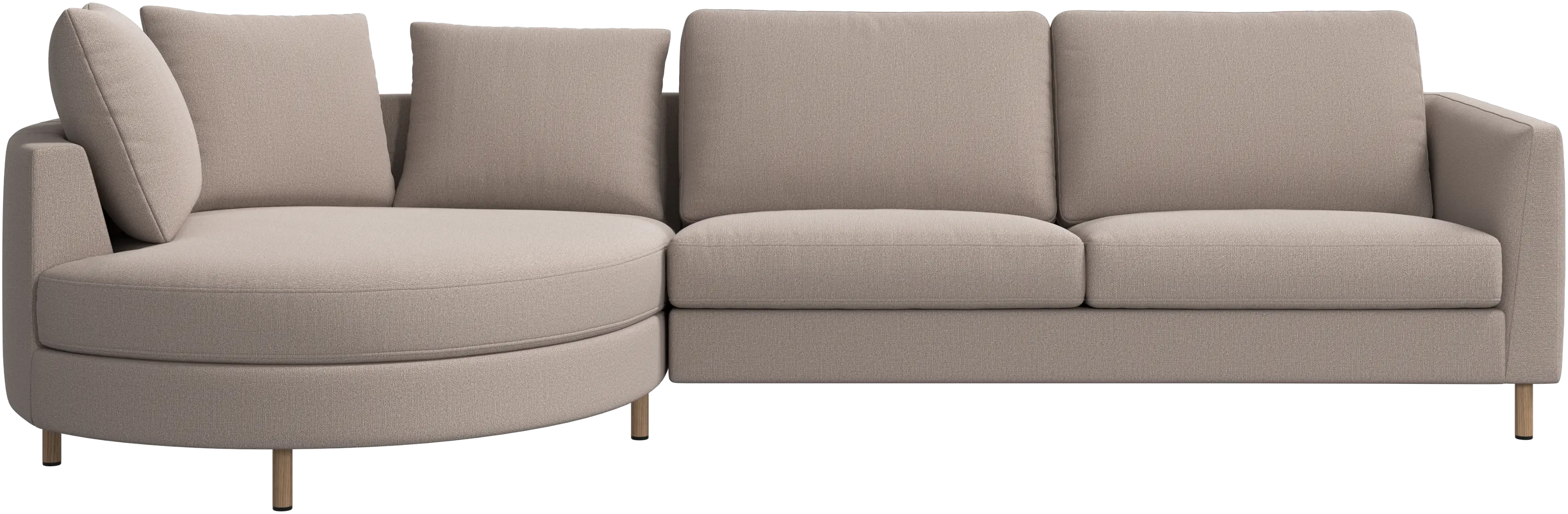 Indivi sofa with chaise longue left