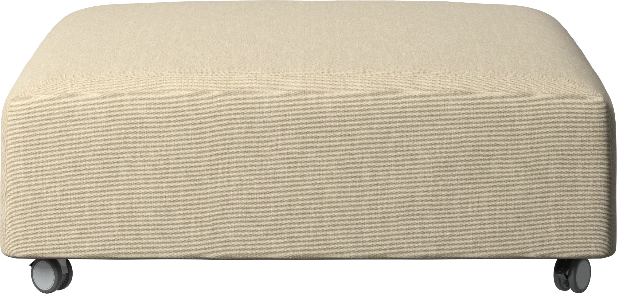 Hampton pouf on wheels