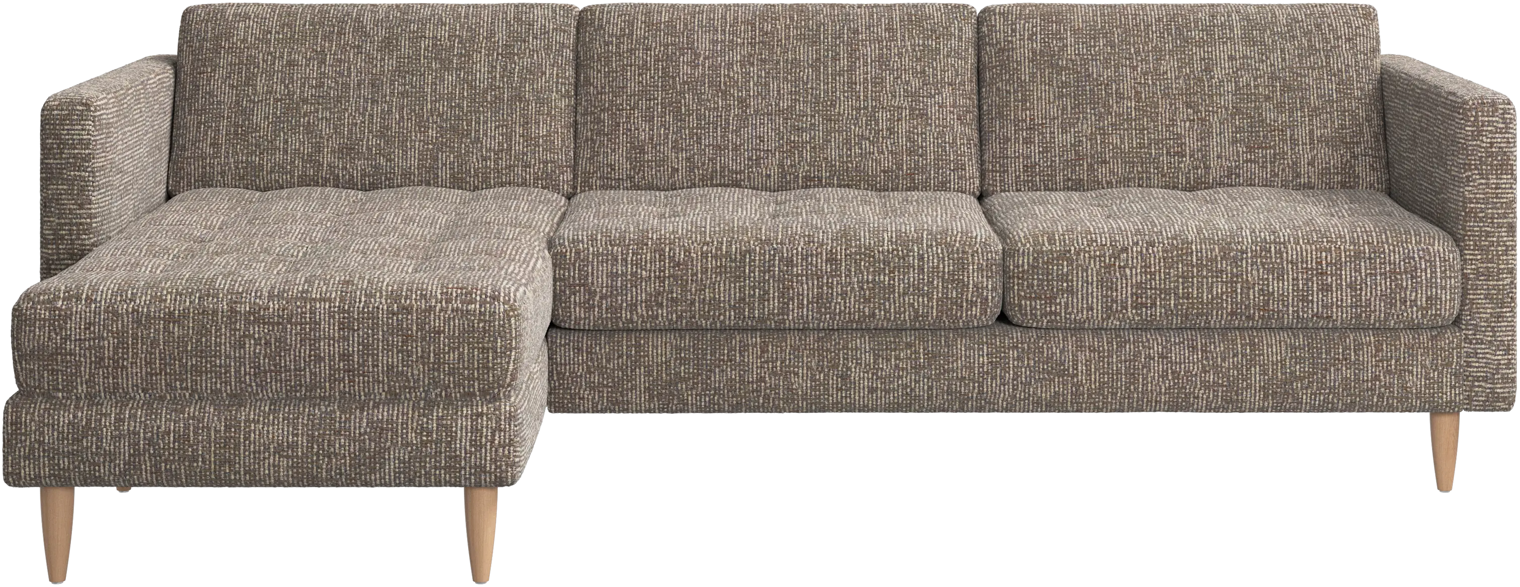 Osaka sofa with resting unit, tufted seat