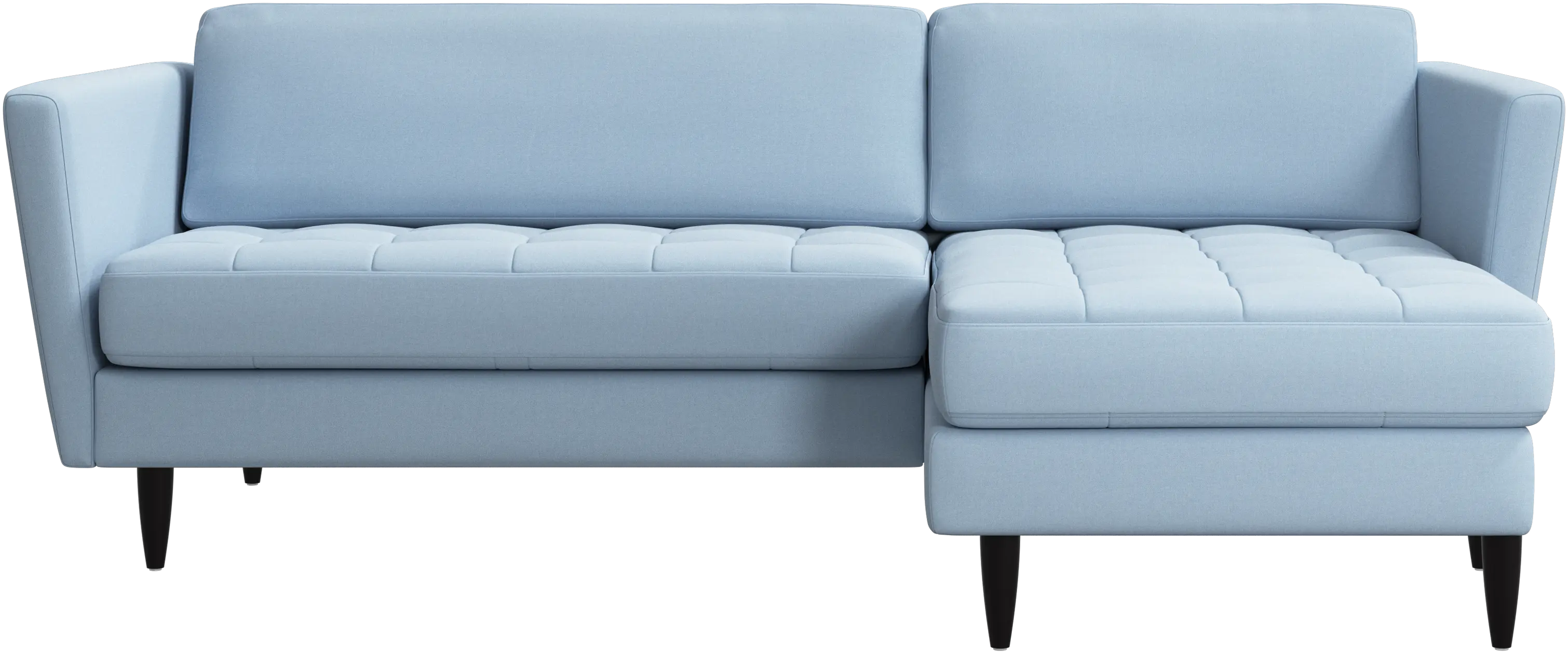Osaka sofa with resting unit, tufted seat