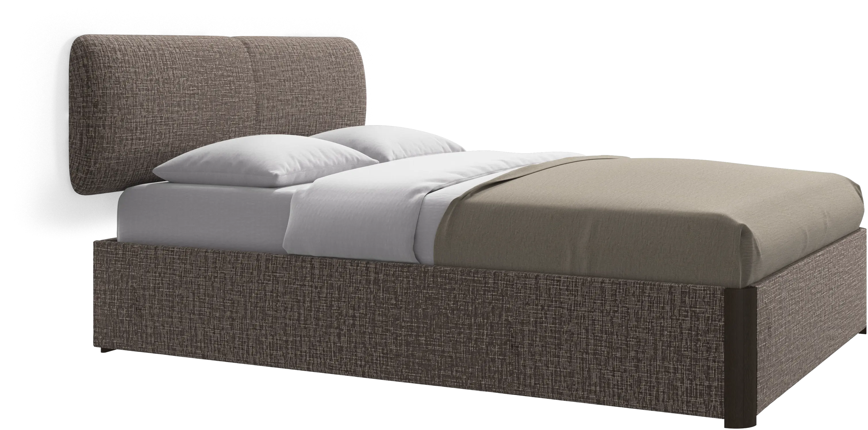 Element bed, wall-mounted headboard, without slats, excl. mattress