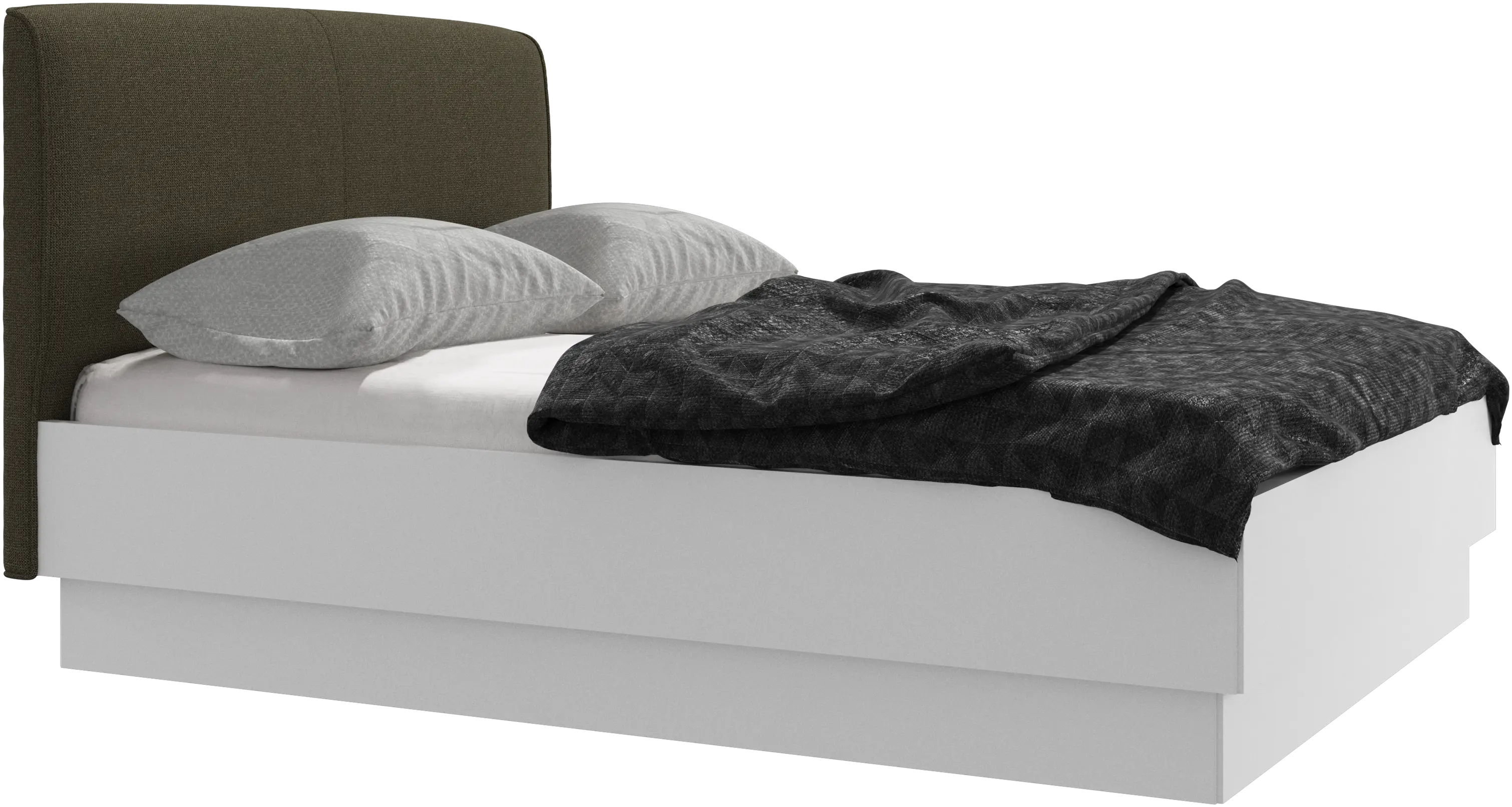 Houston, upholstered bed with storage