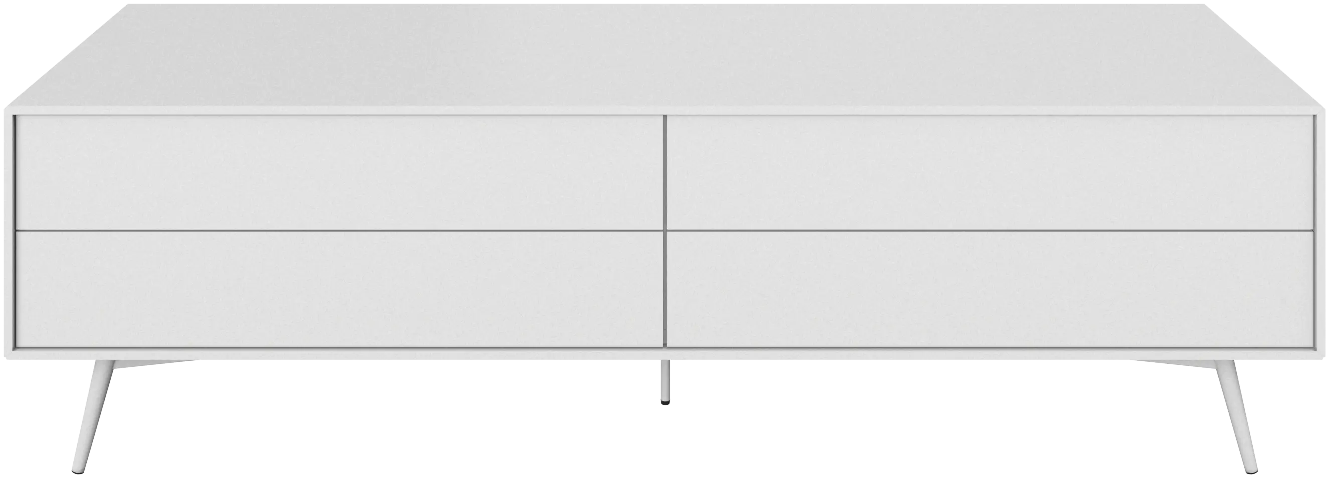 Fermo media unit with drop down door and drawer
