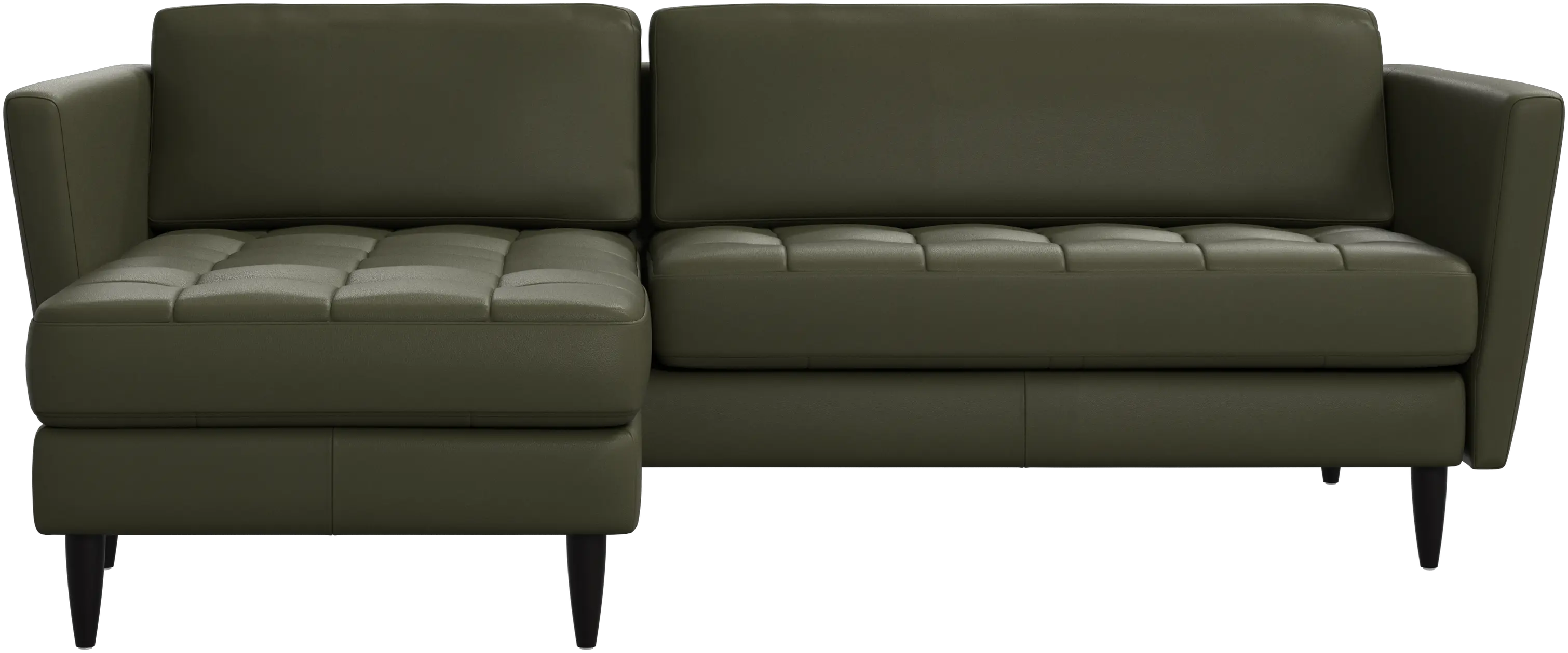 Osaka sofa with resting unit, tufted seat