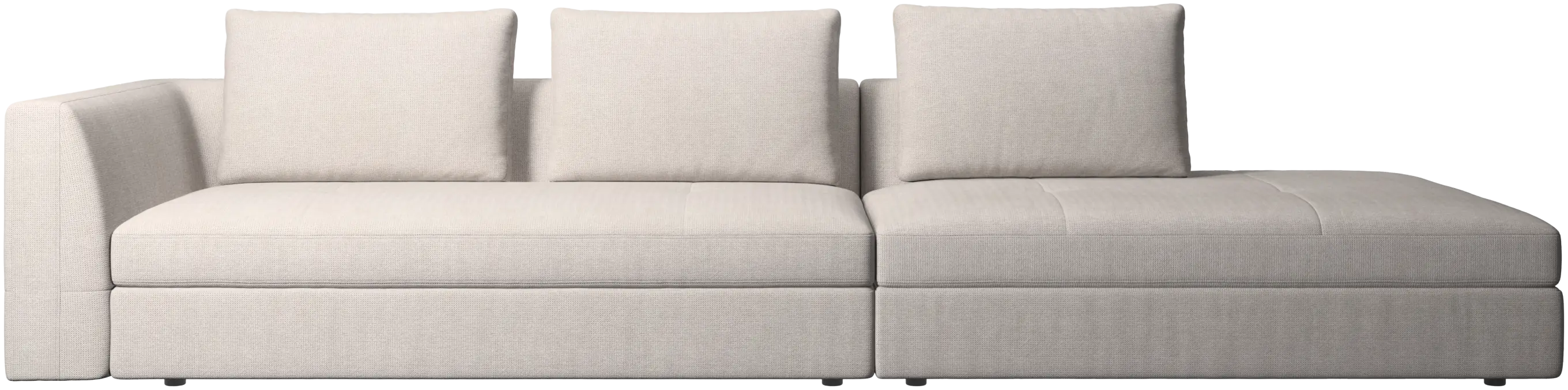 Bergamo sofa with lounging unit