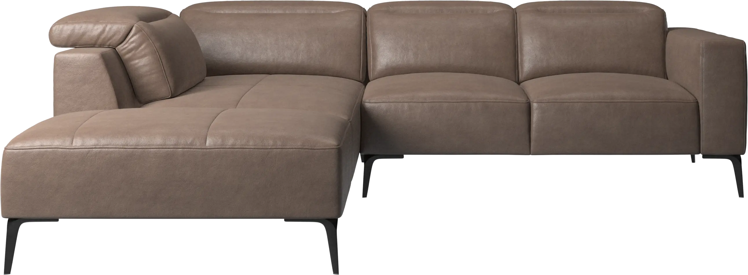 Zürich corner sofa with lounging unit