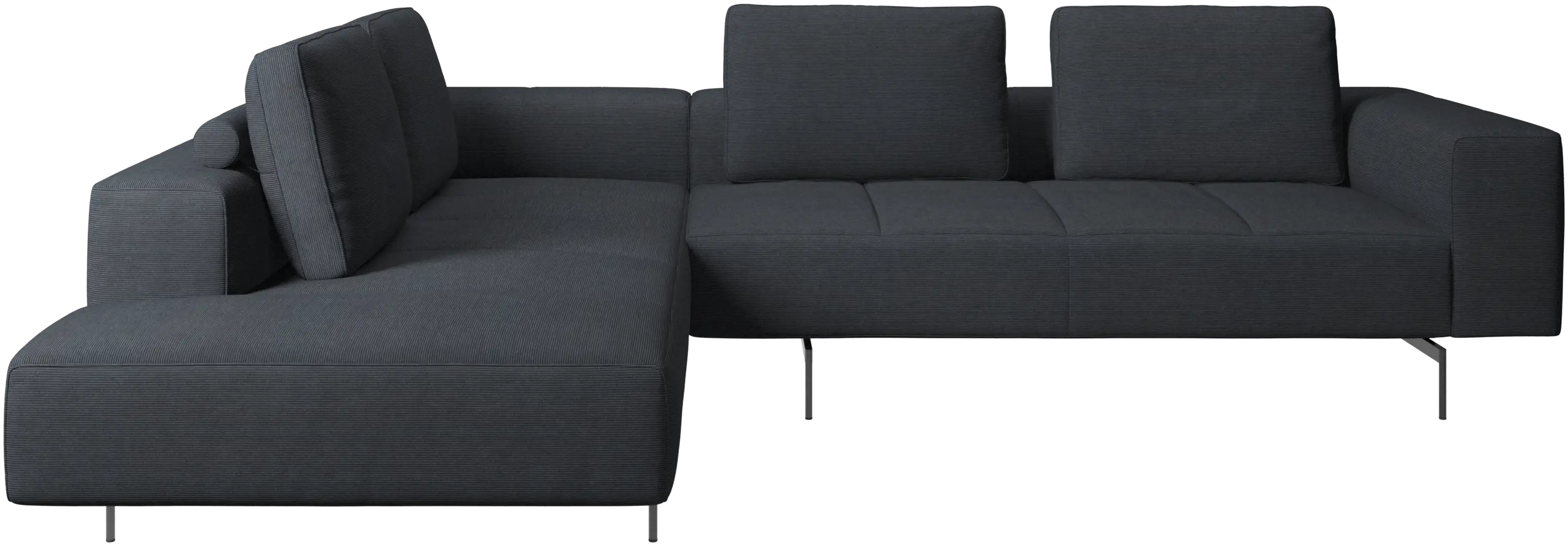 Amsterdam corner sofa with lounging unit