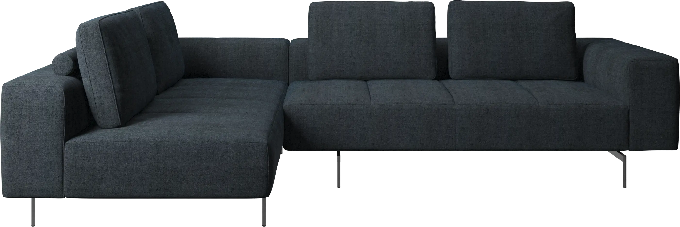Amsterdam corner sofa with lounging unit