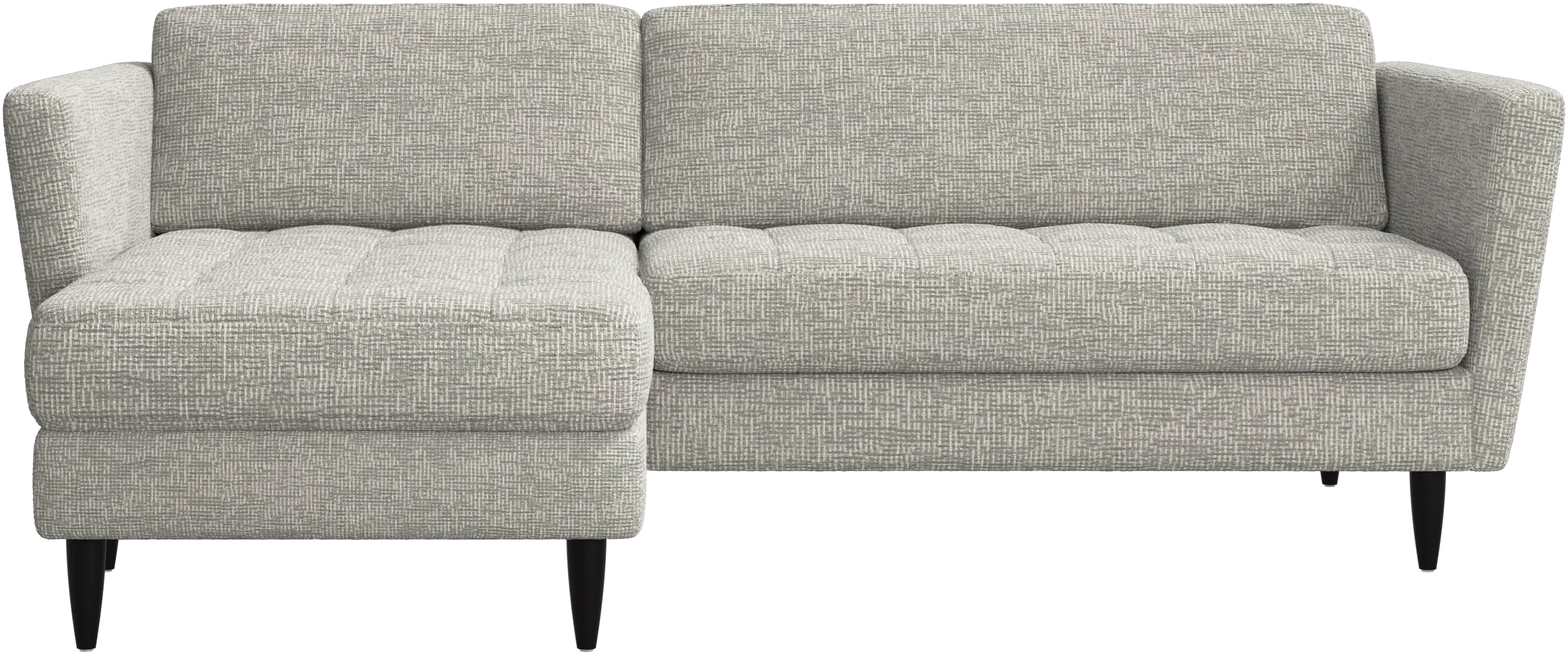 Osaka sofa with resting unit, tufted seat
