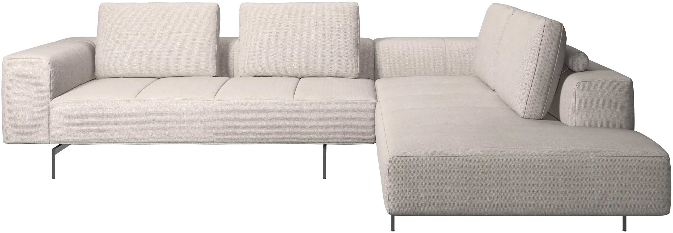 Amsterdam corner sofa with lounging unit