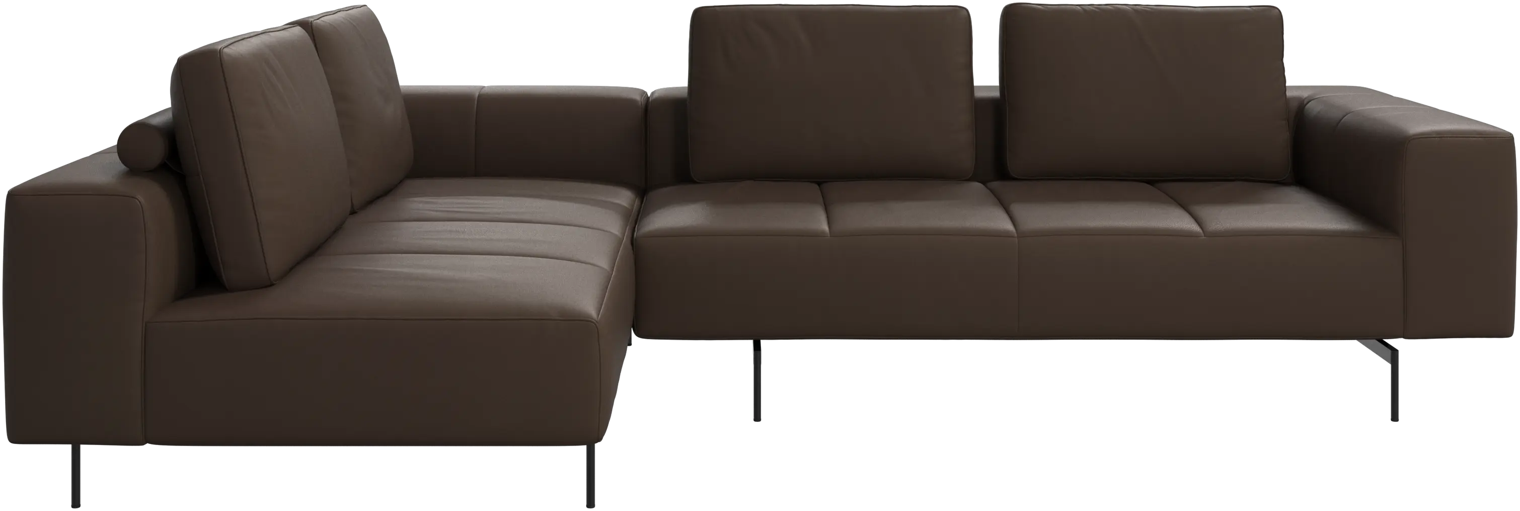 Amsterdam corner sofa with lounging unit