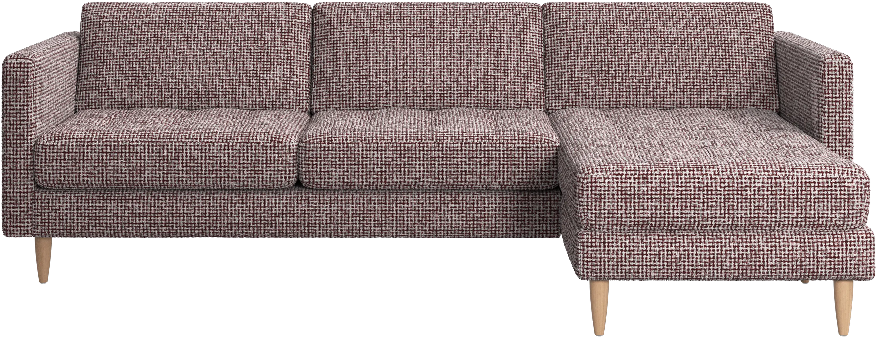 Osaka sofa with resting unit, tufted seat