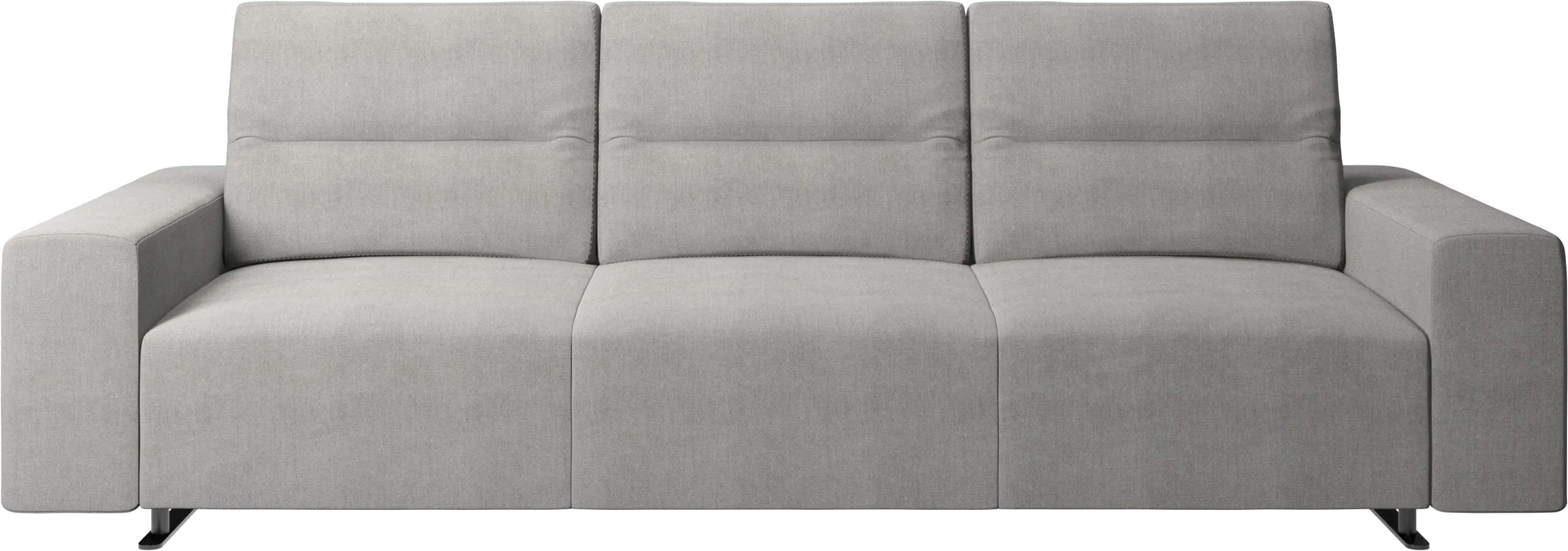 Hampton sofa with adjustable back and storage on the left side