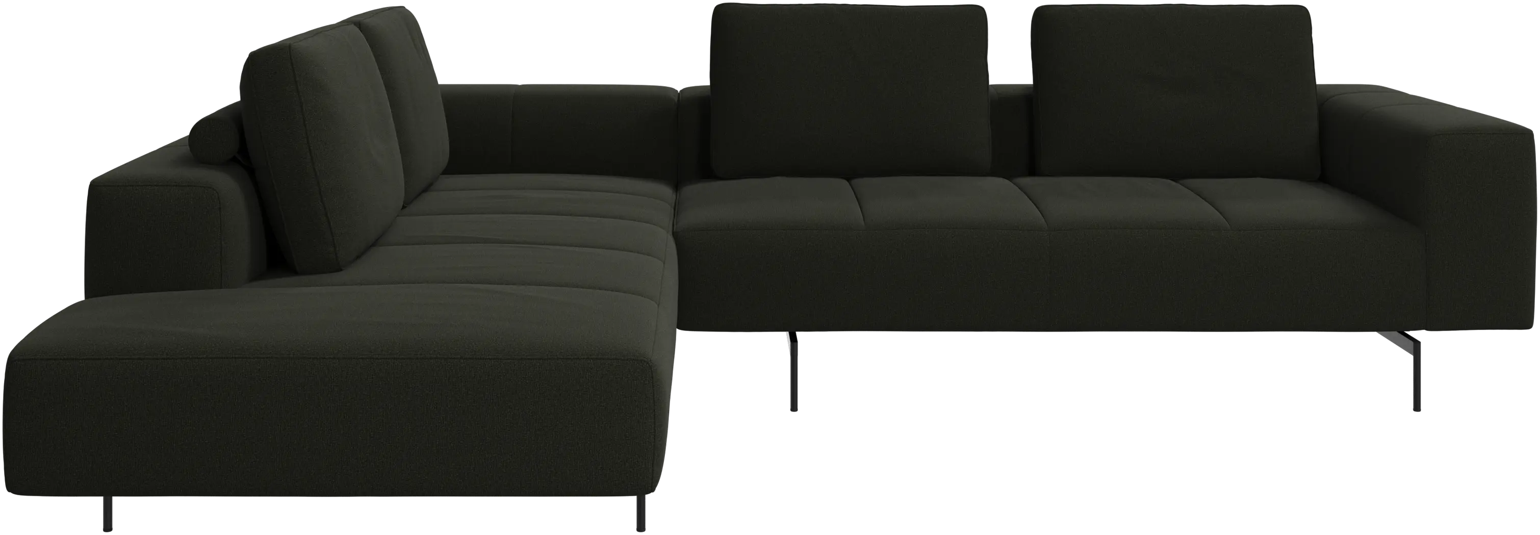 Amsterdam corner sofa with lounging unit