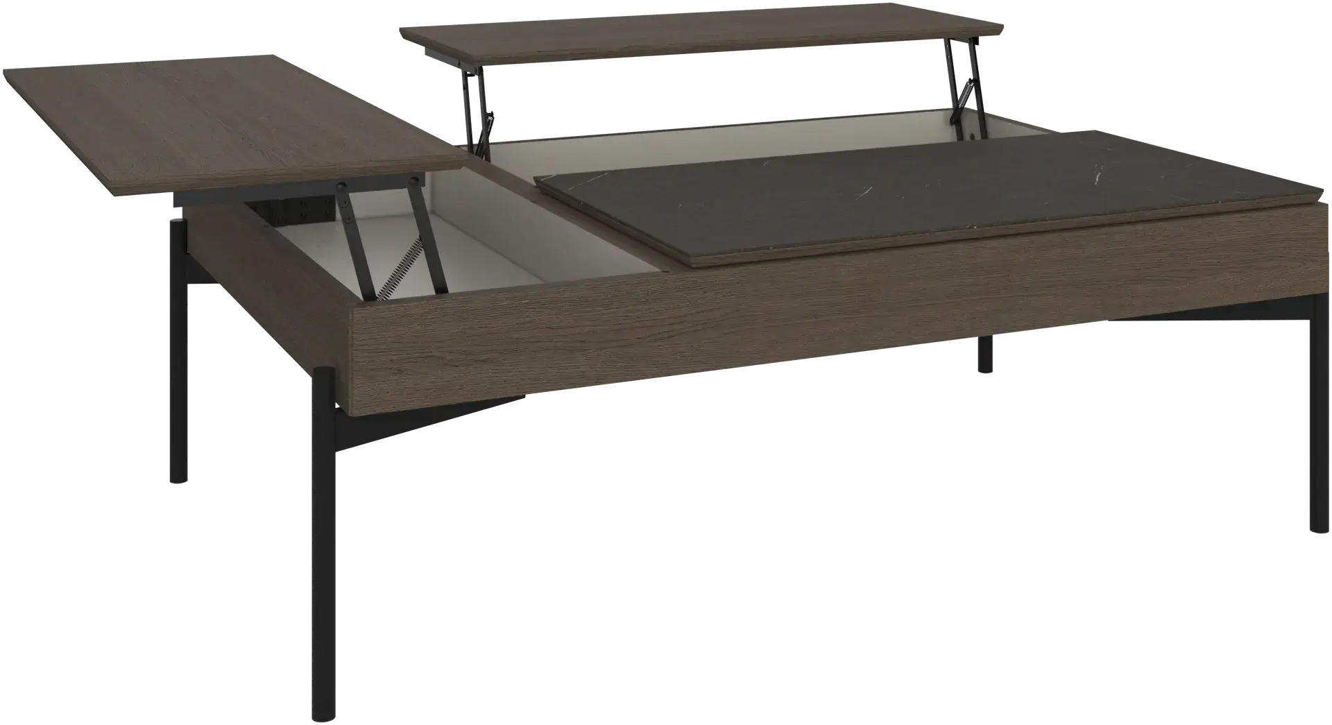 Coffee tables Chiva funktionaler Couchtisch mit Ablage ( 30% Preisvorteil )