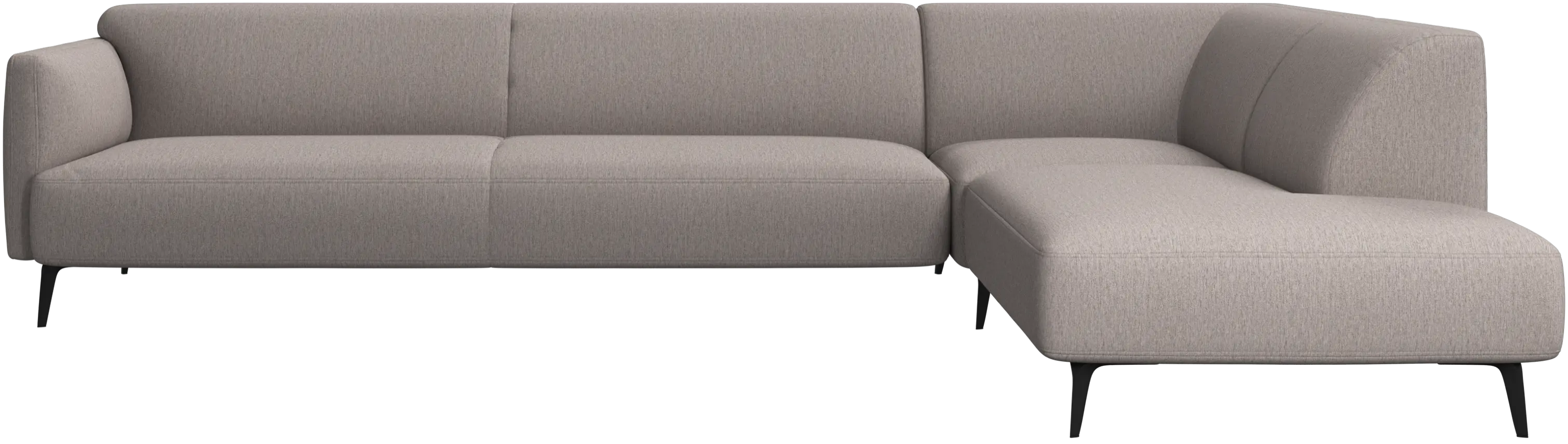 Modena corner sofa with lounging unit