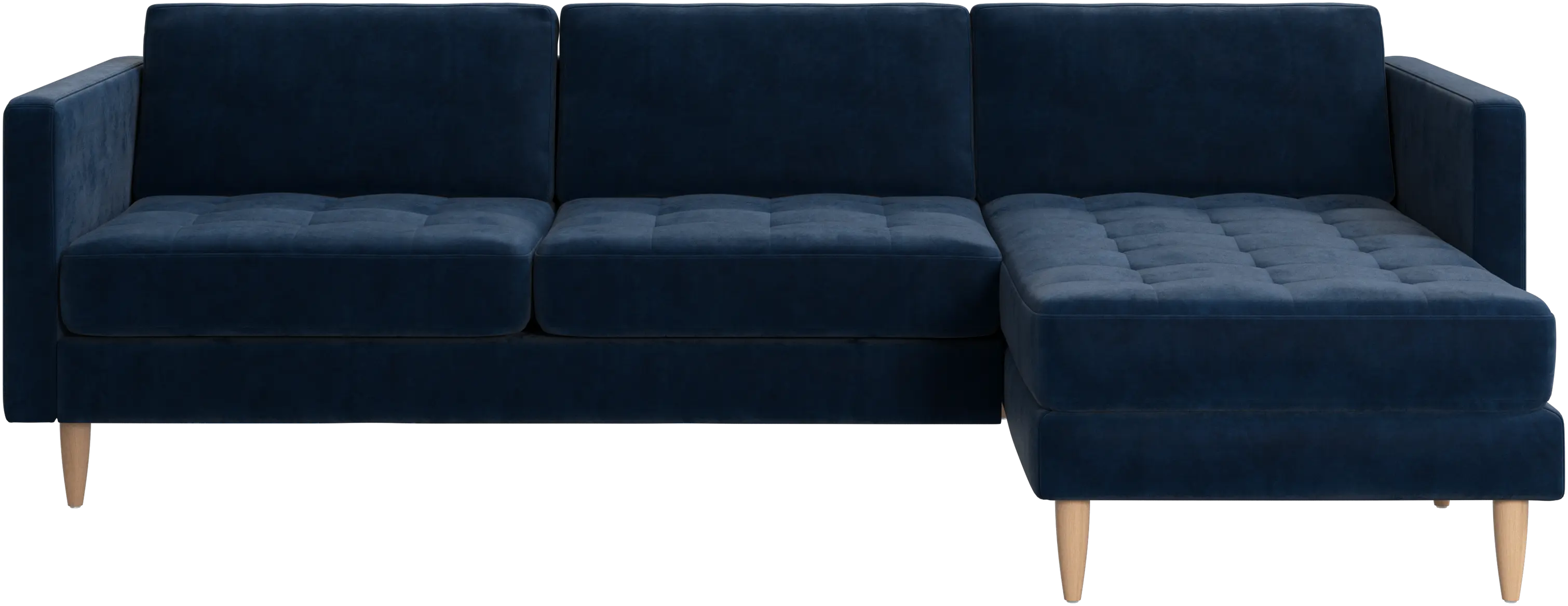 Osaka sofa with resting unit, tufted seat